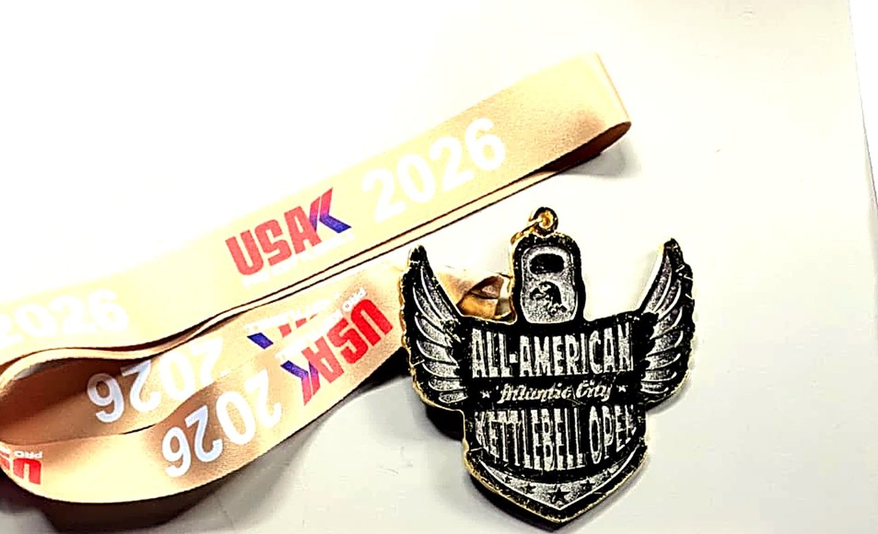 Medalla del All American Kettlebell Open, Atlantic City 2026